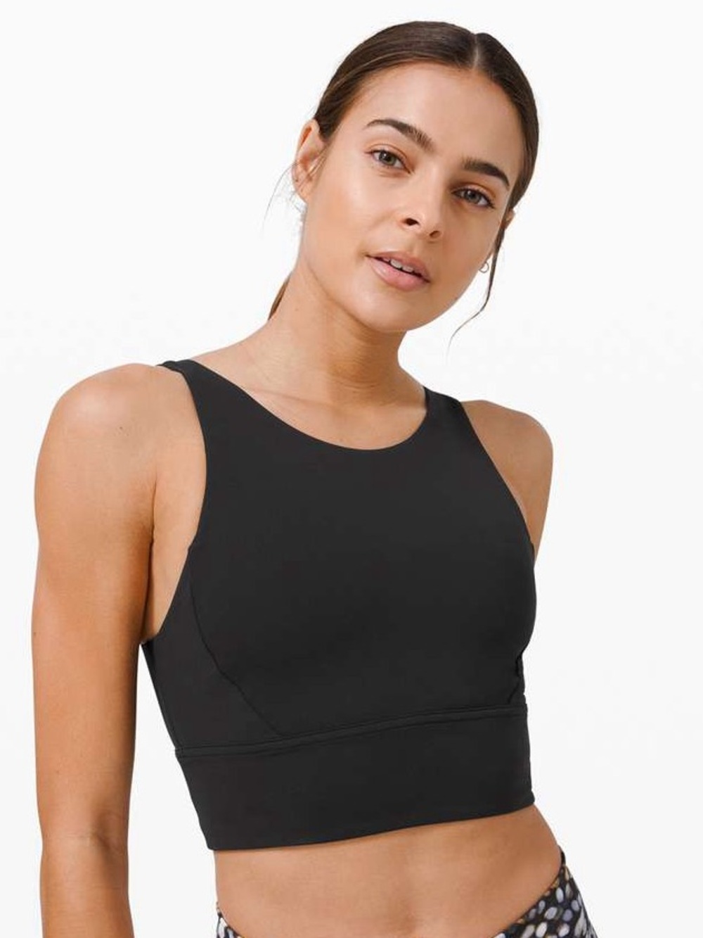 Lululemon Stronger As One Long Line Bra *Medium Support, C/D Cup Black Size 10